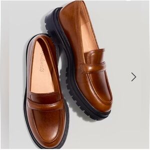NWT Madewell Lug-sole Loafers in Stable Sz 11